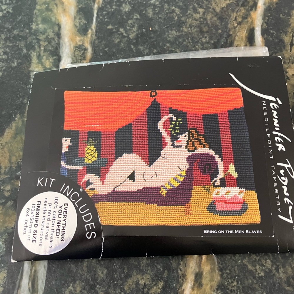 Jennifer Pudney needlepoint tapestry